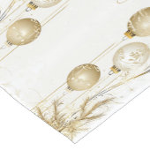 ゴールデンオーナメントクリスマスホリデーパエレガントーティ ショートテーブルランナー (コーナー)