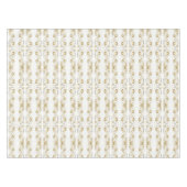 ゴールデンオーナメントクリスマスホリデーパエレガントーティ テーブルクロス (正面(横))