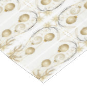 ゴールデンオーナメントクリスマスホリデーパエレガントーティ テーブルクロス (アングル)