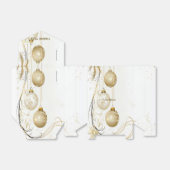 ゴールデンオーナメントクリスマスホリデーパエレガントーティ フェイバーボックス (折り畳みなし)