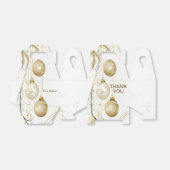 ゴールデンオーナメントクリスマスホリデーパエレガントーティ フェイバーボックス (折り畳みなし)