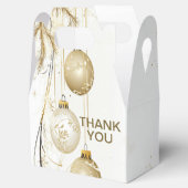 ゴールデンオーナメントクリスマスホリデーパエレガントーティ フェイバーボックス (オープン)