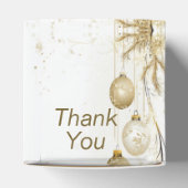 ゴールデンオーナメントクリスマスホリデーパエレガントーティ フェイバーボックス (上部)