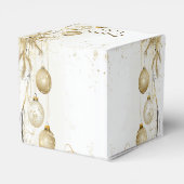 ゴールデンオーナメントクリスマスホリデーパエレガントーティ フェイバーボックス (裏面サイド)