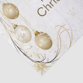 ゴールデンオーナメントクリスマスホリデーパエレガントーティ 薄葉紙 (詳細)