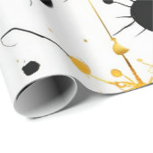 ゴールデンオーナメントジョイクリスマスラップ ラッピングペーパー (ロールコーナー)