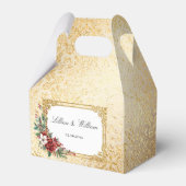 ゴールデンオープレンスクリスマス結婚フローラ フェイバーボックス (正面サイド)