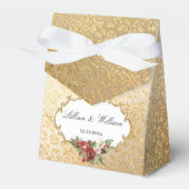 ゴールデンオープレンスクリスマス結婚フローラ フェイバーボックス (正面サイド)