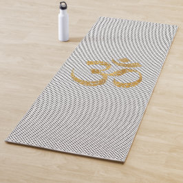 ゴールデンオーム水玉模様ヨガマット ヨガマット