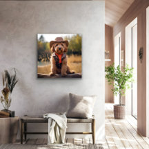 ゴールデンカウボーイメタルアートプリント