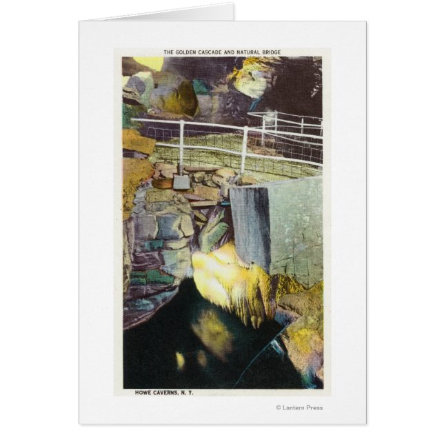 ゴールデンカスケードとナチュラルブリッジビュー (正面)