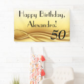 ゴールデンカスタムウェーブ50thバースデーパーティー 横断幕 (インサイチュ)