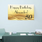 ゴールデンカスタムウェーブ50thバースデーパーティー 横断幕 (トレードショー)