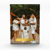 ゴールデンカスタムフォトファミリークリスマス フォトブロック (正面)