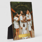 ゴールデンカスタムフォトファミリークリスマス フォトプラーク (側面)