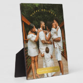 ゴールデンカスタムフォトファミリークリスマス フォトプラーク (側面)