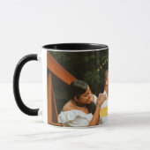 ゴールデンカスタムフォトファミリークリスマス マグカップ (左)