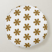 ゴールデンカスタムフォトファミリークリスマス ラウンドクッション (裏面)