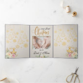 ゴールデンカスタムベビーメリークリスマス 三つ折りクリスマスカード (内部)