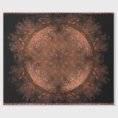 ゴールデンカッパーきらめくラッピング紙 ラッピングペーパー (フラット)