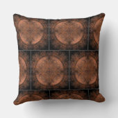 ゴールデンカッパーきらめく装飾用クッション クッション (裏面)