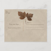 ゴールデンカッパー紅葉保存日 案内ポストカード (裏面)