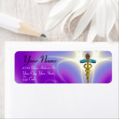 ゴールデンカドゥセ鮮やかス，紫 ラベル (インサイチュ)