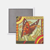 ゴールデンカボチャ/クレーテラベル マグネット (正面/裏面)