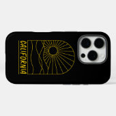 ゴールデンカリフォルニアサンスケープ Case-Mate iPhoneケース (裏面 (横))