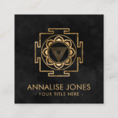 ゴールデンカリヤントラ スクエア名刺 (正面)