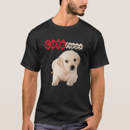 ゴールデンカワイトラブラドールリトリーバーの子犬 Tシャツ
