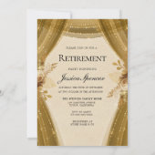 ゴールデンカーテンフローラドレス退職パーティー 招待状 (裏面)