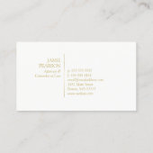 ゴールデンガベルアイコン弁護士 名刺 (裏面)