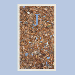 ゴールデンガラス青銅イニシャル