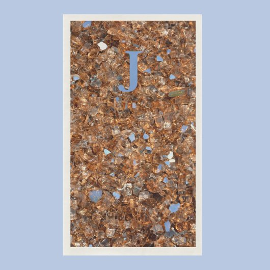 ゴールデンガラス青銅イニシャル