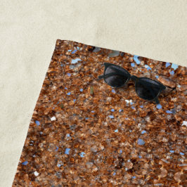 ゴールデンガラス青銅釉 ビーチタオル