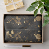 ゴールデンガーデンにゴールデンギターをブラック 薄葉紙 (ギフト)