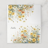 ゴールデンガーデンフラワーズテーブル座席表 プレイスカード (外部開封)