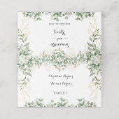 ゴールデンガーデン結婚：ルクセフローラ座席表 プレイスカード (外部開封)