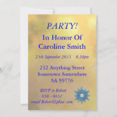 ゴールデンガーデン105th誕生日パーティーの招待状 招待状 (裏面)