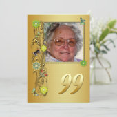 ゴールデンガーデン99th誕生日パーティーの招待 招待状 (スタンド正面)