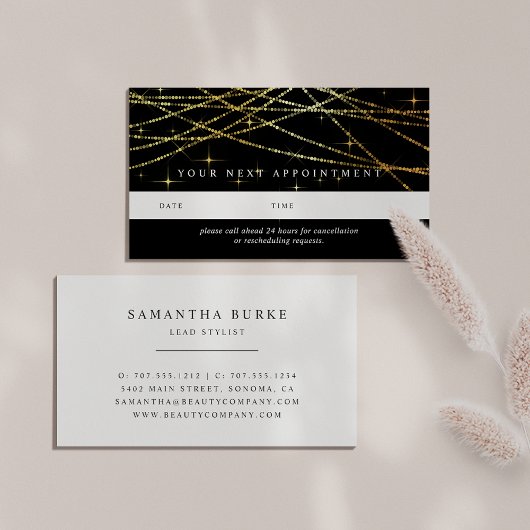 ゴールデンガーランドアポイントメントカード 予約カード