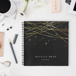 ゴールデンガーランドパーソナライズされた ノートブック
