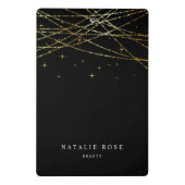 ゴールデンガーランドパーソナライズされた ミニクリップボード (裏面)