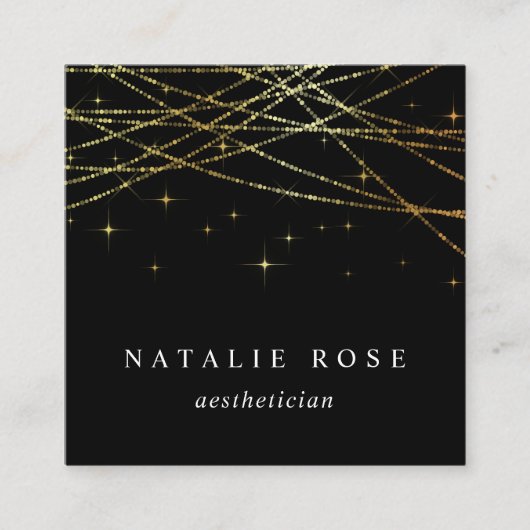 ゴールデンガーランド スクエア名刺 (正面)