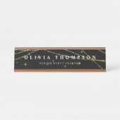 ゴールデンガーランド デスクネームプレート (正面)