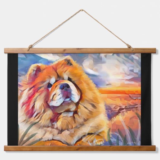 ゴールデンガールつるのタペストリー 吊り下げ型タペストリー (正面)