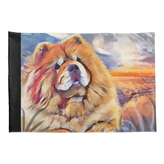 ゴールデンガールのチャウピローケースペア標準 枕カバー (裏面-右)