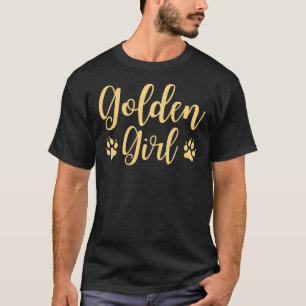 ゴールデンガールゴールデンレトリバー Tシャツ