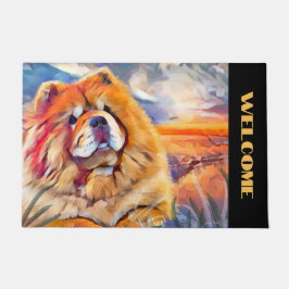 ゴールデンガールチャウドアミディアム ドアマット